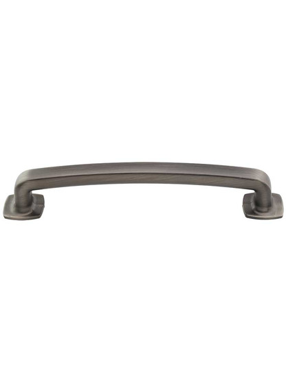 Belcastel Flat-Bottom Pull - 5 inch Center-to-Center in Brushed Pewter.